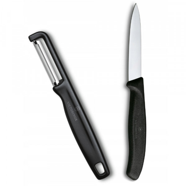 Набір для чищення овочів Victorinox Swiss Classic 2шт чорн 6.7113.21