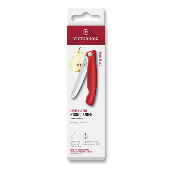 Складаний ніж для пікніка Victorinox Swiss Classic 11см черв 6.7801.FC1