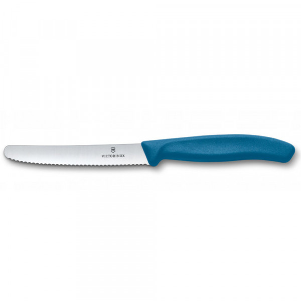 Ніж для томатів Victorinox Swiss Classic 11см хвил син 6.7832.C1