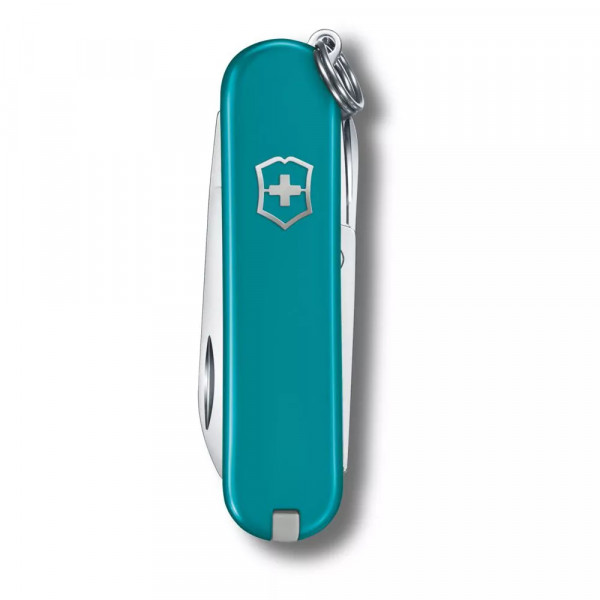 Сскладаний ніж брелок 58мм Victorinox CLASSIC SD Mountain Lake 2 шари 7 функцій, бірюзовий (0.6223.23) Сскладаний ніж брелок 58мм Victorinox CLASSIC SD Mountain Lake 2 шари 7 функцій, бірюзовий (0.6223.23)