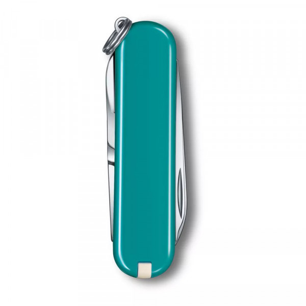 Сскладаний ніж брелок 58мм Victorinox CLASSIC SD Mountain Lake 2 шари 7 функцій, бірюзовий (0.6223.23) Сскладаний ніж брелок 58мм Victorinox CLASSIC SD Mountain Lake 2 шари 7 функцій, бірюзовий (0.6223.23)