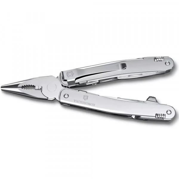 Мультитул Victorinox 105 мм SwissTool Spirit MX Clip 24 функції, відкриття леза однією рукою, кліпса (3.0224.MK) Мультитул Victorinox 105 мм SwissTool Spirit MX Clip 24 функції, відкриття леза однією рукою, кліпса (3.0224.MK)