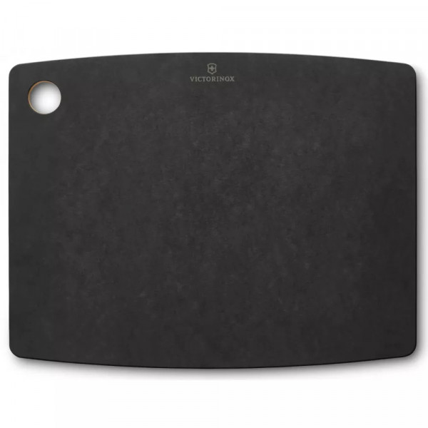 Обробна дошка для нарізання з жолобком Victorinox Gourmet Series S 368x286x9мм Чорний (7.4128.3) Обробна дошка для нарізання з жолобком Victorinox Gourmet Series S 368x286x9мм Чорний (7.4128.3)