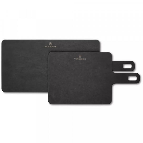 Обробна дошка з ручкою Victorinox Epicurean Handy Велика L композит Чорний 356x190x5мм (7.4132.3) Обробна дошка з ручкою Victorinox Epicurean Handy Велика L композит Чорний 356x190x5мм (7.4132.3)