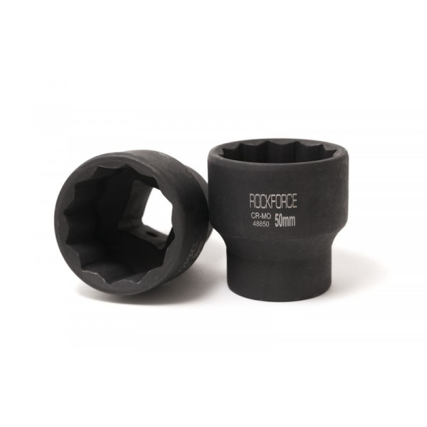 Головка ударна 1" 12-гранна 55мм ROCKFORCE RF-48855