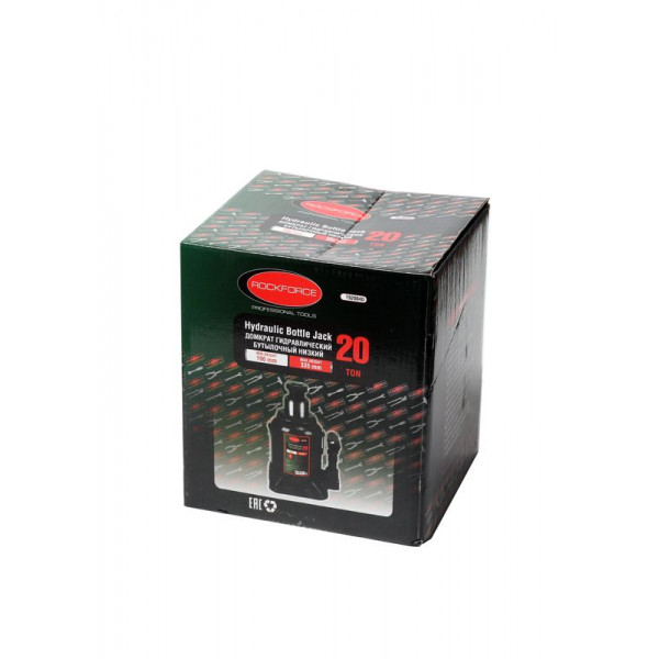 Домкрат пляшковий 20т (h min 190мм, h max 335мм, хід штока 145мм) низькопрофільний + дод. ремком Домкрат пляшковий 20т (h min 190мм, h max 335мм, хід штока 145мм) низькопрофільний + дод. ремком