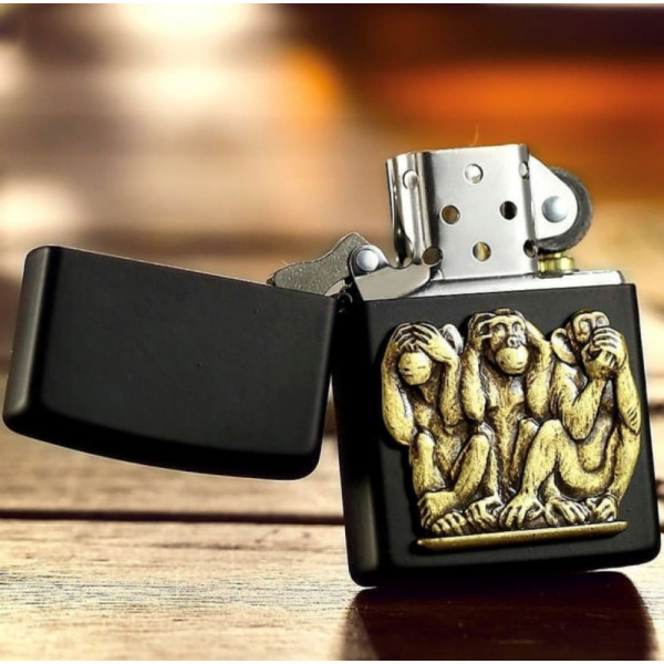 Запальничка Zippo (Зіппо) Three Monkeys 29409