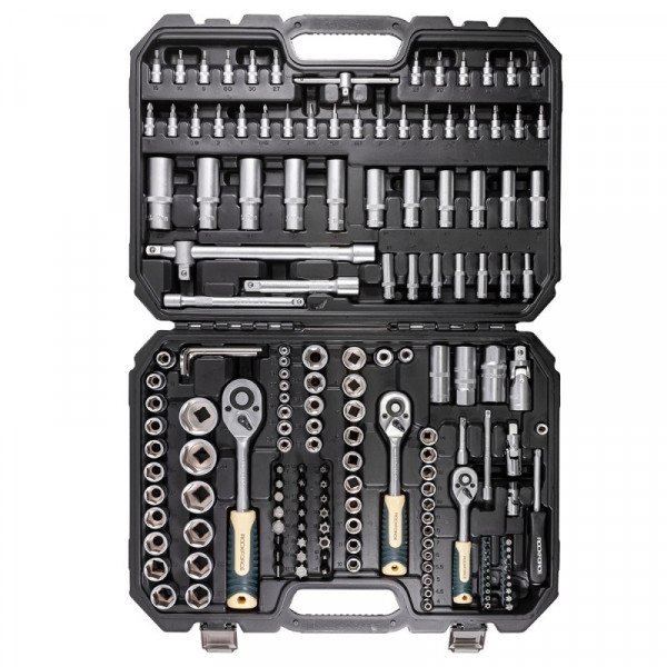 Набір інструментів 172пр. 1/2", 1/4", 3/8" (6гр.)(4-32мм) ROCKFORCE RF-41723-5