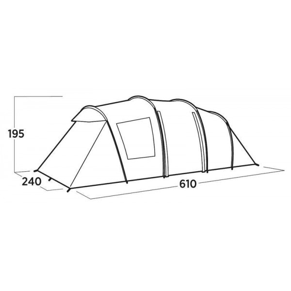 Намет шестимісний Easy Camp Leka Twin 6 (120492) (931554)