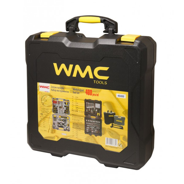 Набір інструментів 400пр. 1/4''1/2'' "дорожній кейс" WMC TOOLS 40400