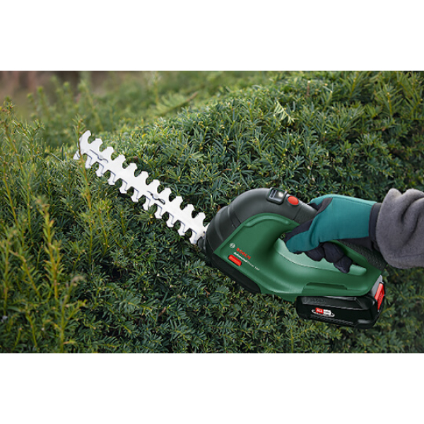 Акумуляторні кущорізи-ножиці для трави Bosch AdvancedShear 18V-10 (0600857001) без АКБ 2Ач та ЗП