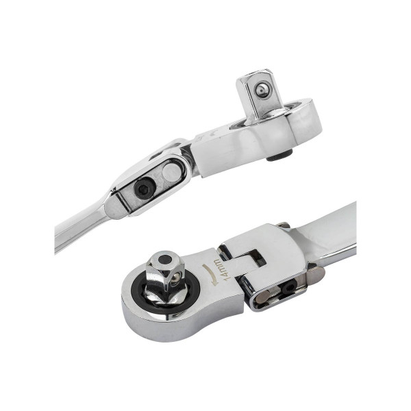 Тріскачкова рукоятка з комплектом насадок 3/8", 8–19 мм Forsage F-T5121