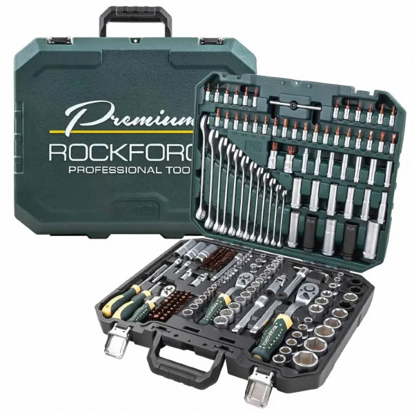 Набір інструментів 216пр. 1/4" 3/8" 1/2" (6гр,12гр) Rockforce RF-38841 Premium
