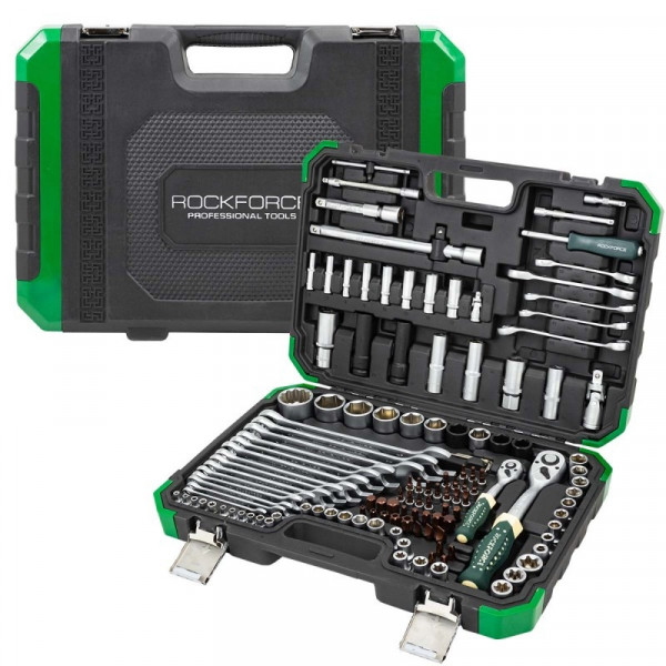 Набір інструментів 125+6пр. 1/4'', 1/2'' (6гр.) ROCKFORCE RF-41252-5 Premium