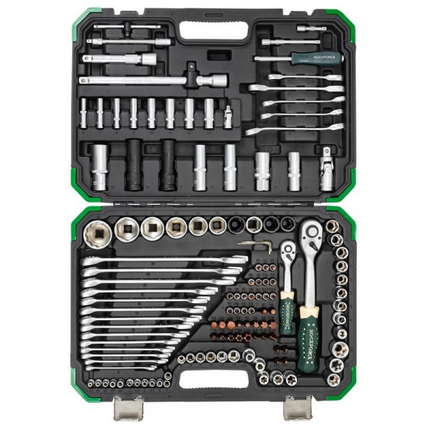 Набір інструментів 125+6пр. 1/4'', 1/2'' (6гр.) ROCKFORCE RF-41252-5 Premium