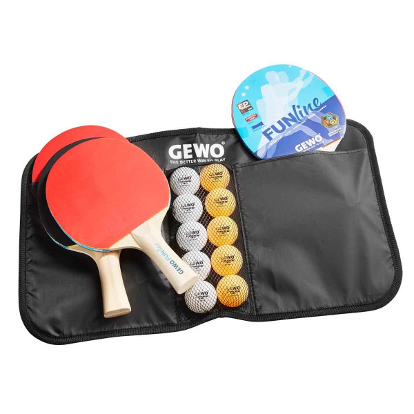 Набір для настільного тенісу Gewo Fun Time 4 Bats 10 Balls (96980000) (931302)