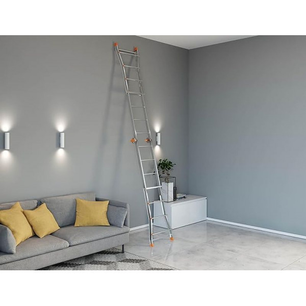 Драбина телескопічна Colombo Pratic 4+4 Steel (PRATIC4+4ACC)(Special offer) (932113)