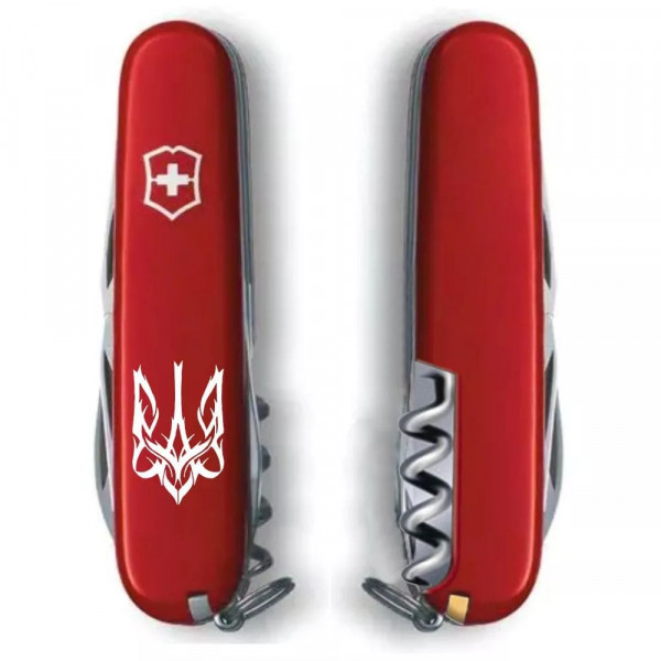 Складной нож Victorinox Spartan Ukraine 91 мм, 12 фунций Трезубец готический белый (1.3603_T0630u) Складной нож Victorinox Spartan Ukraine 91 мм, 12 фунций Трезубец готический белый (1.3603_T0630u)