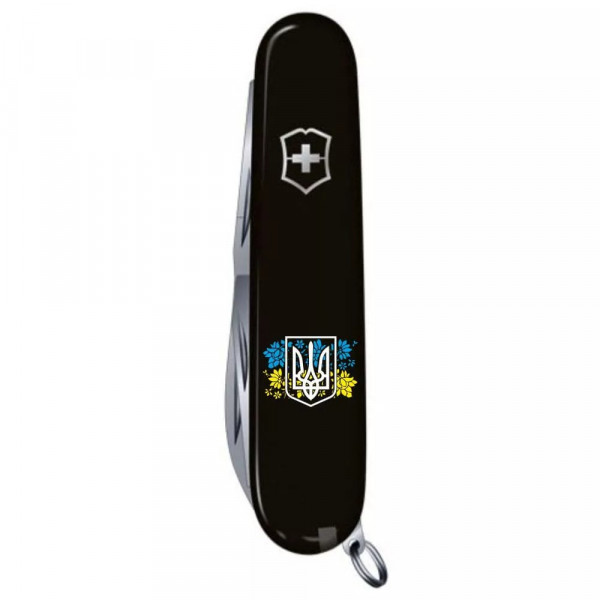 Складной нож Victorinox Climber Ukraine Герб Украины с цветочным флагом (1.3703.3_T1280u) Складной нож Victorinox Climber Ukraine Герб Украины с цветочным флагом (1.3703.3_T1280u)