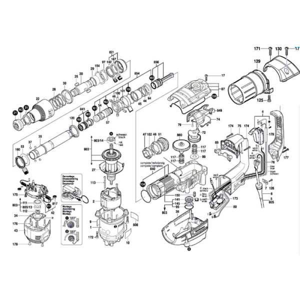Перфоратор Bosch Professional GBH 5-40 D в чемодані 0611269020