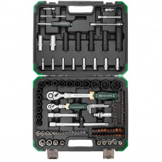 Набір інструментів 108+6пр. 1/4", 1/2" (6гр.) Rockforce RF-41082+6L