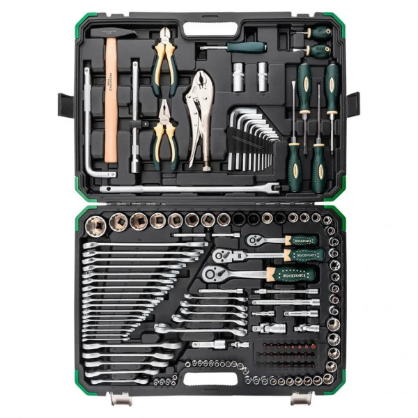 Набір інструментів 142+6пр. 1/2", 1/4",3/8" Rockforce RF-41421-5GOLD