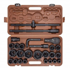 Набір інструментів ударних 26пр. 1", 3/4'' (6гр) (17-50мм) Forstime FT-68262-5MPB
