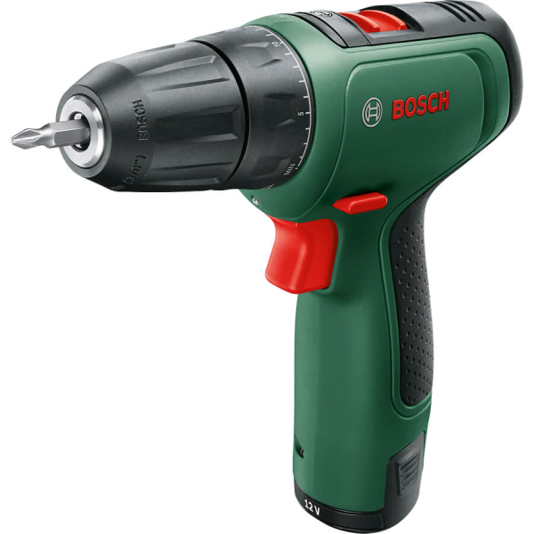 Акумуляторний дриль-шурупокрут Bosch EasyDrill 1200 в чемодані з 1 акб PBA 12V 1,5Ah O-A та з/п GAL 1210 CV 06039D3006