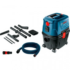 Будівельний пилосос Bosch Professional GAS 15 PS із кутовою та щілинною насадками 06019E5100