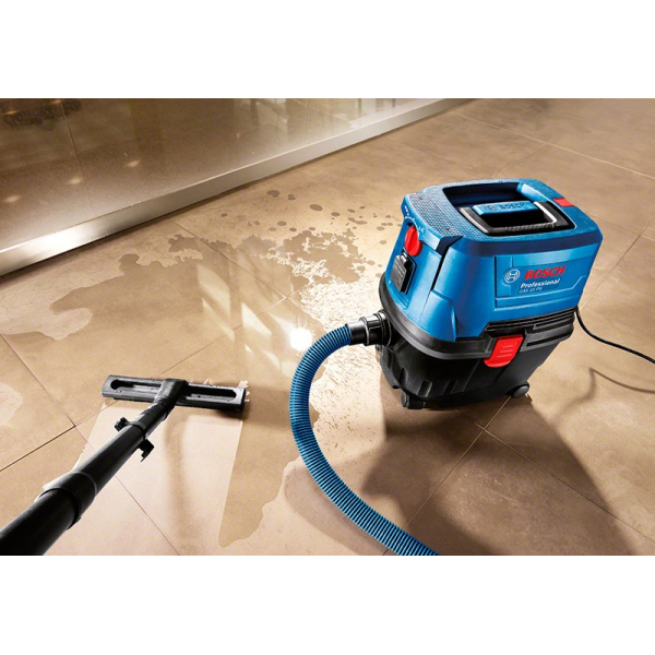 Будівельний пилосос Bosch Professional GAS 15 PS із кутовою та щілинною насадками 06019E5100