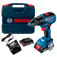 Безщітковий акумуляторний дриль-шурупокрут Bosch Professional GSR 18V-50 в L-Case з 2 акб 2 Ah та з/п GAL 18V-20 06019H5000