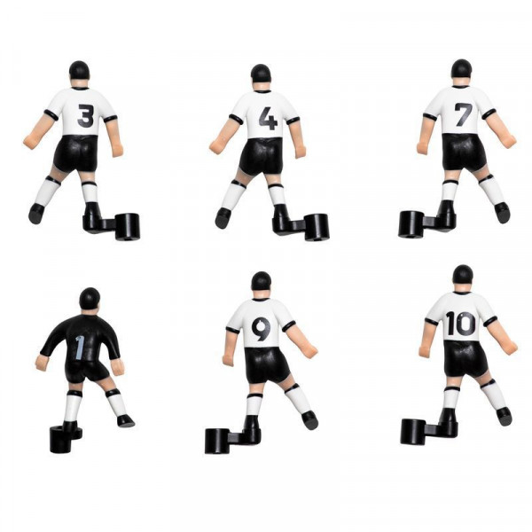 Комплект запасних гравців для настільного футболу Stiga Team White/Black (7113-2043-21) 932366