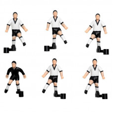Комплект запасних гравців для настільного футболу Stiga Team White/Black (7113-2043-21) 932366