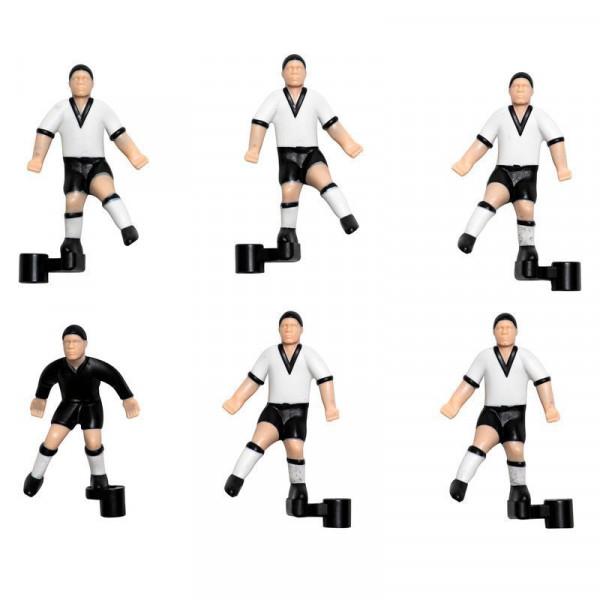 Комплект запасних гравців для настільного футболу Stiga Team White/Black (7113-2043-21) 932366