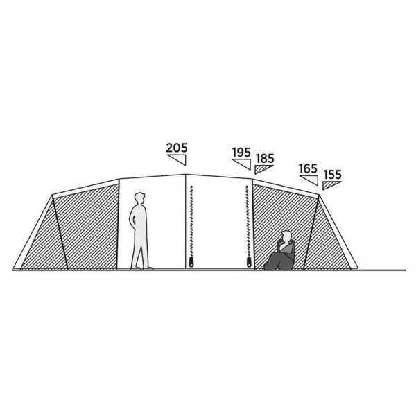 Намет восьмимісний Easy Camp Leka Twin 8 (120493) (931555)