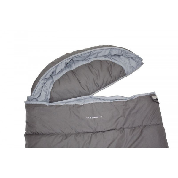 Спальний мішок High Peak Dundee 4/+4°C Grey/Light Grey Left (21238) (928928)