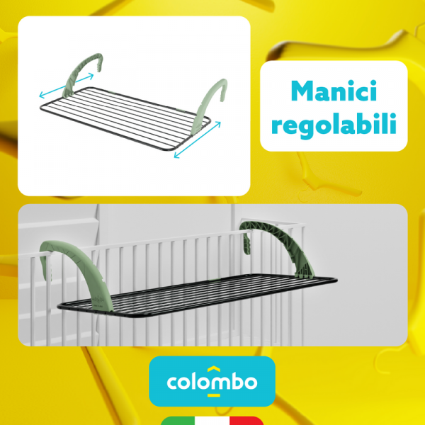 Сушарка для білизни навісна Colombo Balcony Bold (ST288) (931867)