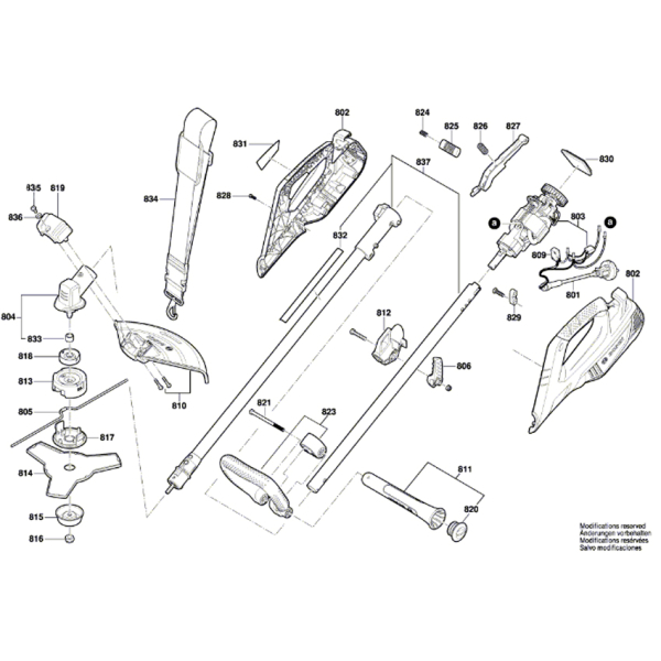 Тример електричний Bosch AFS 23-37 06008A9000