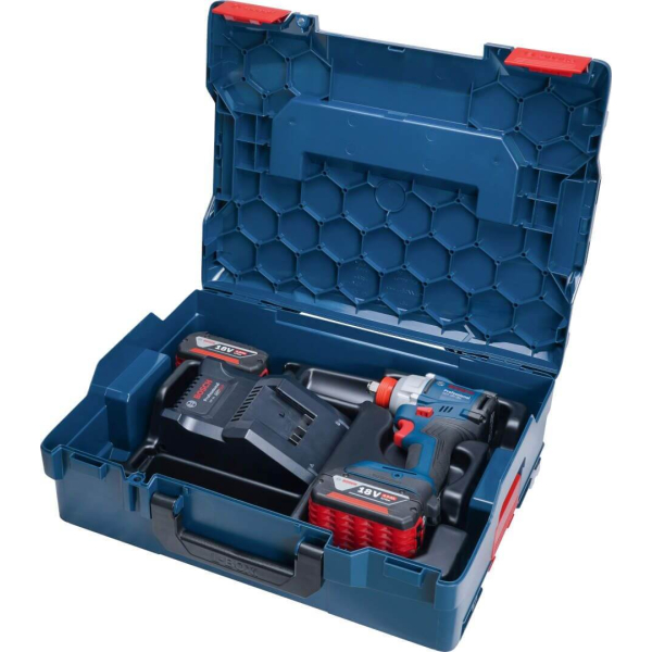 Акумуляторний ударний гайковерт BOSCH GDX 18V-285 (06019N2102) (2 аку 4Ач та зп)