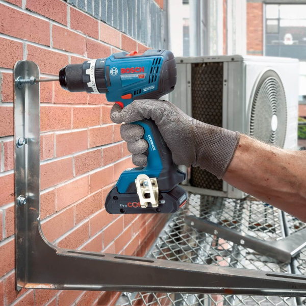 Акумуляторний ударний дриль-шурупокрут Bosch GSB 18V-65 Professional з 2 акб GBA 18V 5 Ah і з/п GAL 18V-40, в L-BOXX 136N 06019N3303