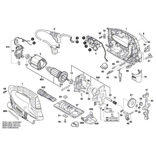 Лобзик Bosch PST 900 PEL в чемодані 06033A0220 Лобзик Bosch PST 900 PEL в чемодані 06033A0220