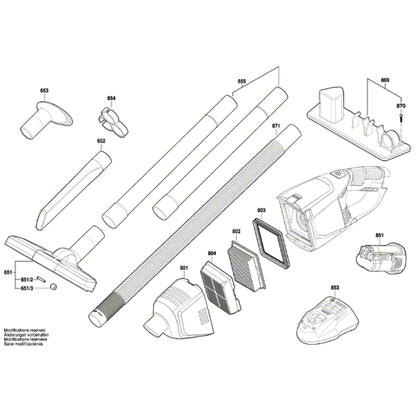 Акумуляторний пилосос Bosch EasyVac 12 (06033D0001)