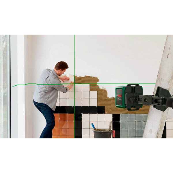 Лазерний нівелір Bosch Quigo Green зі штативом і батарейками 0603663C04 Лазерний нівелір Bosch Quigo Green зі штативом і батарейками 0603663C04