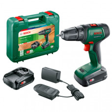Акумуляторний дриль-шурупокрут Bosch UniversalDrill 18V в чемодані з 2 акб PBA 18V 1.5Ah W-A та з/п AL 1810 CV 06039D4002
