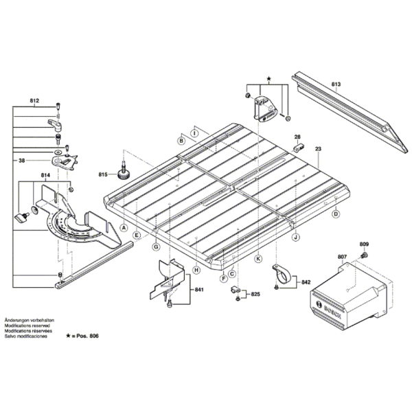 Настільна пила Bosch AdvancedTableCut 52 0603B12000