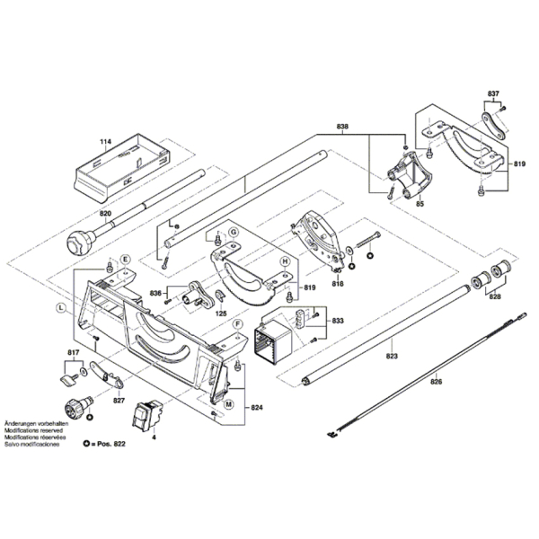Настільна пила Bosch AdvancedTableCut 52 0603B12000