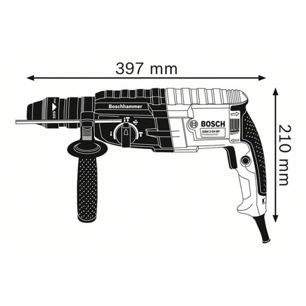 Перфоратор Bosch Professional GBH 240 F в чемодані з ШЗП 0611273000