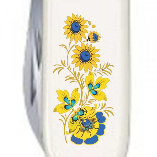 Складаний ніж Victorinox SPARTAN UKRAINE Квіти 1.3603.7_T1050u