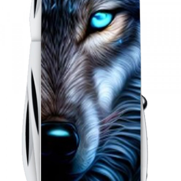 Складаний ніж Victorinox HUNTSMAN ANIMAL Вовк 1.3713.3.F1040pw