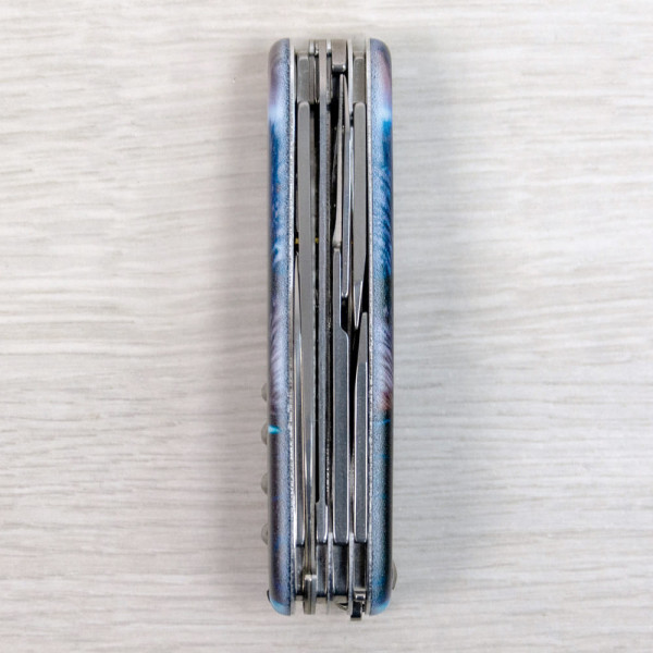 Складаний ніж Victorinox HUNTSMAN ANIMAL Вовк 1.3713.3.F1040pw